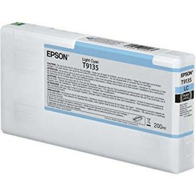 Original Ink Cartridge Epson T9135 Light Cyan Ink Cartridge (200ml) Light Cyan by Epson, Printer toners and inks - Ref: S8405...