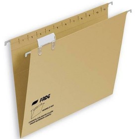 Subfolder Elba White Brown A4 50 Pieces (4 Units) | Tienda24 - Global Online Shop Tienda24.eu