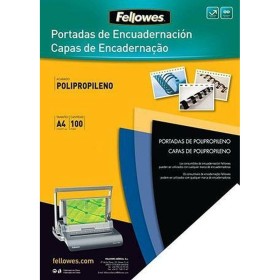 Cover Fellowes Futura 100 Units Binding Black A4 polypropylene Plastic (100 Units) by Fellowes, Binding Covers - Ref: S840728...