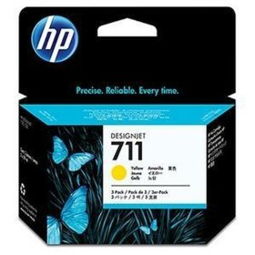 Cartouche d'encre originale HP HP 711 Jaune de HP, Toners et encre pour imprimante - Réf : S8409944, Prix : 87,25 €, Remise : %