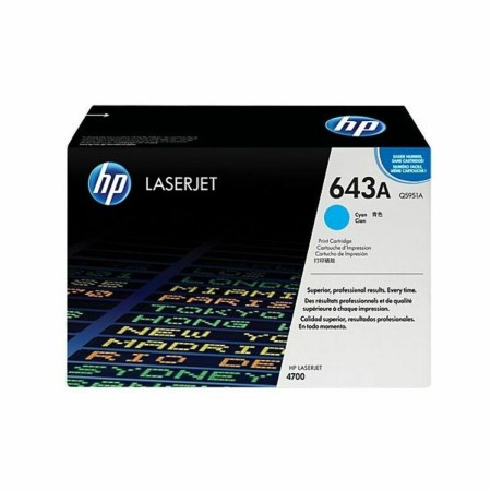 Tóner Original HP 643A Cian de HP, Tóners y tinta de impresora - Ref: S8410073, Precio: 444,18 €, Descuento: %