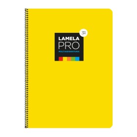 Caderno Lamela Amarelo A4 5 Unidades de Lamela, Cadernos de argolas - Ref: S8411414, Preço: 30,94 €, Desconto: %