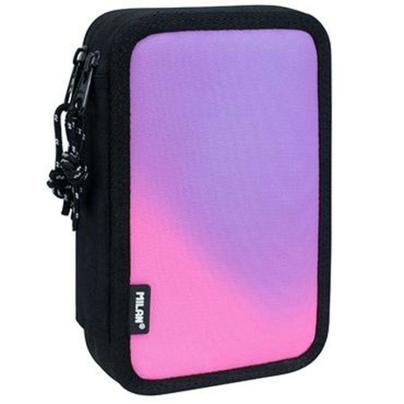 Estojo Duplo Milan Sunset Preto Cor de Rosa 34 Peças 19,5 x 13 x 5 cm de Milan, Estojos - Ref: S8413217, Preço: 15,40 €, Desc...