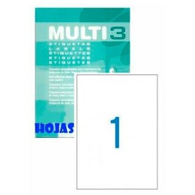 Drucker-Etiketten MULTI 3 Weiß gerade 100 Blatt 210 x 297 mm von MULTI 3, Klebeetiketten und Aufkleber - Ref: S8413441, Preis...