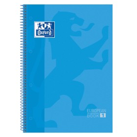 Cahier Oxford European Book Turquoise A4 5 Pièces de Oxford, Cahiers à spirales - Réf : S8414331, Prix : 19,70 €, Remise : %