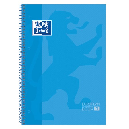 Caderno Oxford European Book Turquesa A4 5 Peças de Oxford, Cadernos de argolas - Ref: S8414331, Preço: 19,70 €, Desconto: %