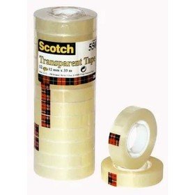 Fita Adesiva Scotch Transparente 12 Peças 12 x 33 mm de Scotch, Fitas adesivas - Ref: S8417328, Preço: 16,06 €, Desconto: %