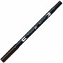 Marcatore permanente Tombow ABT Dual N15 Nero 6 Pezzi di Tombow, Pennarelli indelebili e marcatori - Rif: S8418483, Prezzo: 1...