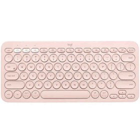 Clavier sans fil Logitech K380 Rose Espagnol Qwerty de Logitech, Claviers - Réf : S8420535, Prix : 53,41 €, Remise : %