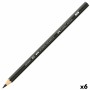 Lápis Faber-Castell Graphite Aquarelle Aguarela Preto Sextavado HB (6 Unidades) de Faber-Castell, Materiais de desenho - Ref:...