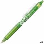 Bolígrafo Pilot Frixion Clicker Tinta borrable Verde 0,4 mm 12 Unidades de Pilot, Bolígrafos de bola retráctiles - Ref: S8422...