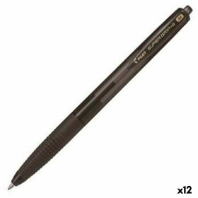 Bolígrafo Pilot Supergrip G Negro 0,4 mm 1 mm (12 Unidades) de Pilot, Bolígrafos de bola retráctiles - Ref: S8422404, Precio:...