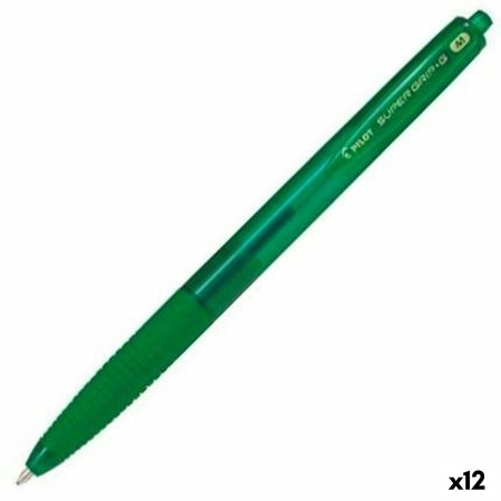 Crayon Pilot Supergrip G Vert 0,4 mm 1 mm (12 Unités) de Pilot, Stylos à bille rétractable - Réf : S8422405, Prix : 8,11 €, R...