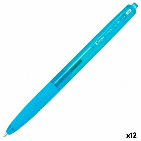 Penna Pilot Supergrip Turchese 0,4 mm (12 Unità) di Pilot, Penne a scatto - Rif: S8422408, Prezzo: 8,11 €, Sconto: %