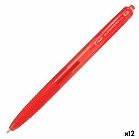 Crayon Pilot Supergrip G Rouge 0,4 mm 1 mm (12 Unités) de Pilot, Stylos à bille rétractable - Réf : S8422411, Prix : 8,11 €, ...