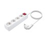 Rallonge 4 prises Schuko avec interrupteur Aisens A154-0649 (1,4 m) de Aisens, Multiprises - Réf : S8423279, Prix : 7,87 €, R...