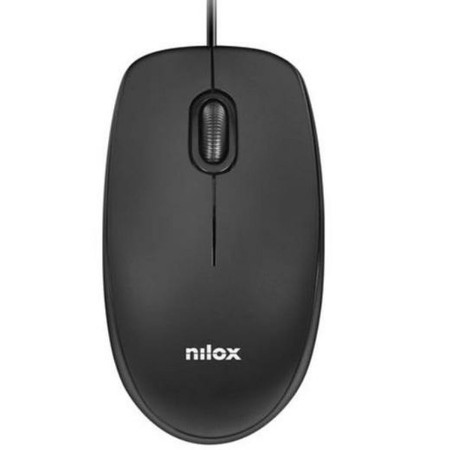 Souris Nilox MOUSB1003 Noir 1600 dpi de Nilox, Souris - Réf : S8423373, Prix : 7,07 €, Remise : %