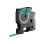 Cinta Laminada para Rotuladoras Dymo D1 40919 9 mm LabelManager™ Negro Verde (5 Unidades) de Dymo, Etiquetas adhesivas y pega...