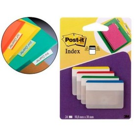 Notes Adhésives Post-it Index 50,8 x 38 mm Multicouleur (6 Unités) de Post-it, Languettes adhésives - Réf : S8426227, Prix : ...