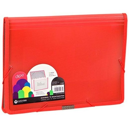 Classificatore Documenti Carchivo Dune Rosso Din A4 24,5 x 33,5 x 4 cm di Carchivo, Cartelle - Rif: S8426279, Prezzo: 7,14 €,...