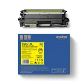 Toner Brother TN-821XLY Jaune de Brother, Toners et encre pour imprimante - Réf : S8427287, Prix : 387,19 €, Remise : %