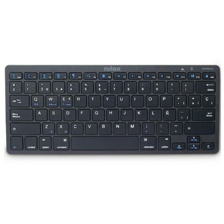 Teclado Nilox NXKB01B Preto Qwerty espanhol | Tienda24 - Global Online Shop Tienda24.eu