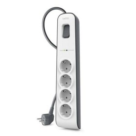 4-socket plugboard with power switch Belkin BSV400VF2M White (2 m) by Belkin, Power Strips - Ref: S8429721, Price: 20,68 €, D...