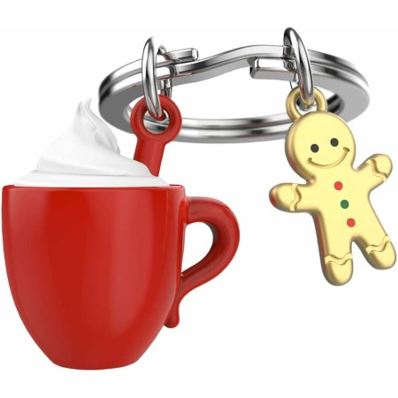 Keychain Metalmorphose Hot Chocolate 3,5 x 1 x 9,1 cm Multicolour by Metalmorphose, Key Rings - Ref: S8430604, Price: 9,32 €,...