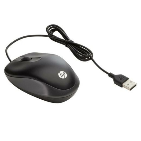 Mouse HP Ratón de viaje USB Black by HP, Mice - Ref: S8430749, Price: 14,14 €, Discount: %