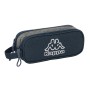 Double Carry-all Kappa Dark Navy Blue Grey 21 x 6 x 8 cm by Kappa, Pencil cases - Ref: S8431774, Price: 11,11 €, Discount: %