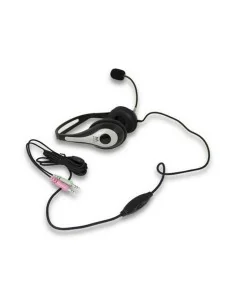 Headphones with Microphone Newskill Anuki Black | Tienda24 Tienda24.eu