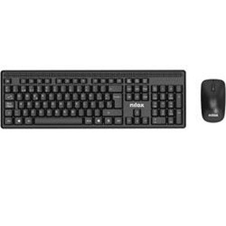 Keyboard and Mouse Nilox Black Spanish Qwerty by Nilox, Keyboard & Mouse Sets - Ref: S8434472, Price: 15,04 €, Discount: %