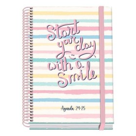 Agenda DOHE Multicouleur A5 15 x 21 cm 2024-2025 de DOHE, Agendas civils & carnets de RDV - Réf : S8434512, Prix : 6,01 €, Re...