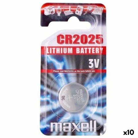 Lithiumknopfzellen Maxell 3V CR2025 (10 Stück) von Maxell, Einwegbatterien - Ref: S8435782, Preis: 8,32 €, Rabatt: %