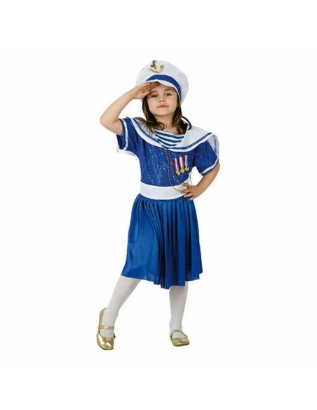 Costume per Bambini Marinaia da BigBuy Carnival, Bambini - Ref: S1125495, Precio: €12.48, Descuento: %