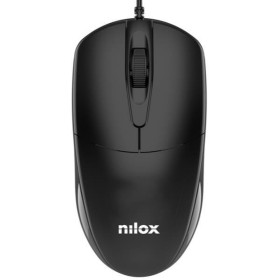 Mouse Nilox MOUSB1012 Black 1200 DPI by Nilox, Mice - Ref: S8436932, Price: 5,23 €, Discount: %