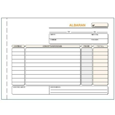 Invoice Check-book 21 x 15 cm (10 Units) by N/A, Sales & Invoice Forms - Ref: S8437210, Price: 21,51 €, Discount: %