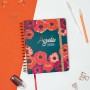 Diary Finocam Talkual Quarto 15,5 x 21,7 cm 2025 Flowers by Finocam, Appointment Books & Planners - Ref: S8437551, Price: 17,...