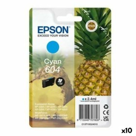 Cartouche d'encre originale Epson XP-2200 WF-2910DWF Cyan (10 Unités) de Epson, Toners et encre pour imprimante - Réf : S8437...