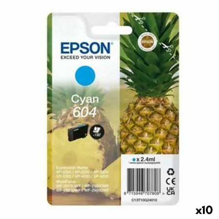 Original Tintenpatrone Epson XP-2200 WF-2910DWF Türkis (10 Stück) von Epson, Toner und Druckertinte - Ref: S8437570, Preis: 1...