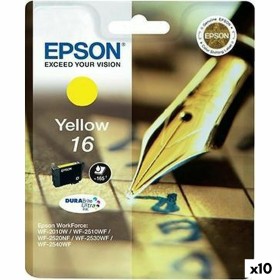 Cartucho de Tinta Original Epson DURABRITE ULTRA INK -Nº 16 Amarillo (10 Unidades) de Epson, Tóners y tinta de impresora - Re...