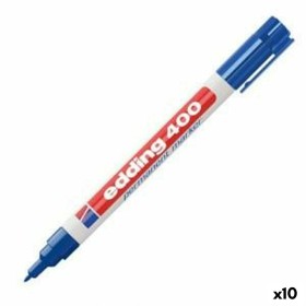 Dauermarker Edding 400-03 Blau 1 mm (10 Stück) von Edding, Permanent-Marker - Ref: S8437659, Preis: 24,96 €, Rabatt: %