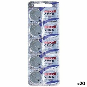 Pilas de Botón de Litio Maxell 3V CR2032 (20 Unidades) de Maxell, Pilas - Ref: S8437706, Precio: 46,85 €, Descuento: %