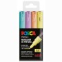 Pennarello per vernice acrilica POSCA PC-1M/4C Torta 0,7 mm 4 Pezzi di POSCA, Pennarelli indelebili e marcatori - Rif: S84377...