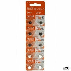 Piles Alcalines Maxell 1,5 V LR41 (20 Unités) de Maxell, Piles jetables - Réf : S8437858, Prix : 57,09 €, Remise : %