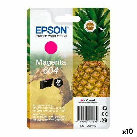 Cartuccia ad Inchiostro Originale Epson XP-2200 WF-2910DWF Nero Magenta (10 Unità) di Epson, Toner e inchiostro per stampante...