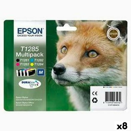 Original Ink Cartridge Epson Stylus S22/SX125/SX 235W/420W/425W/Office BX305 Black/Cyan/Magenta/Yellow (8 Units) by Epson, Pr...