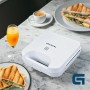 Machine à sandwich Grunkel SAN-CC BL Blanc 750 W Double de Grunkel, Appareils à sandwich et presses à panini - Réf : S8437921...