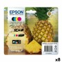 Original Tintenpatrone Epson XP-2200 Schwarz/Zyanblau/Magenta/Gelb (8 Stück) von Epson, Toner und Druckertinte - Ref: S843796...