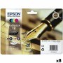 Tinteiro de Tinta Original Epson Preto/Ciano/Magenta/Amarelo (8 Unidades) (1 Unidade) de Epson, Toners e tinta de impressora ...